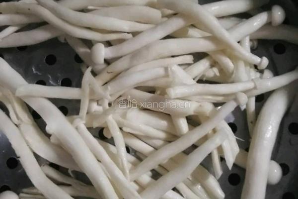 麻辣白雪菇鸡丝的做法图解5