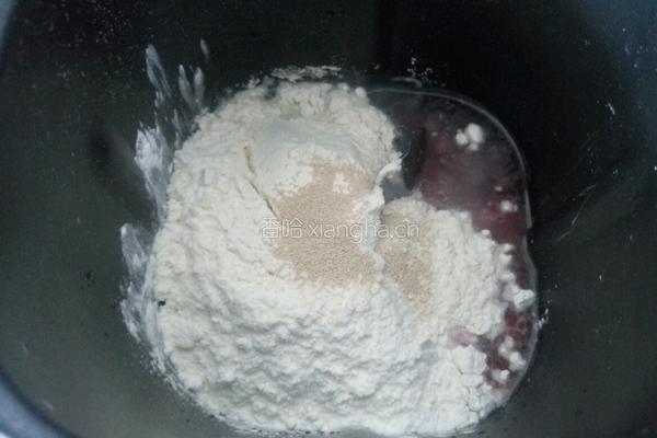 樱花豆沙包的做法图解2