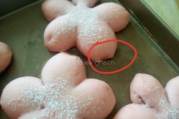 樱花豆沙包的做法图解14