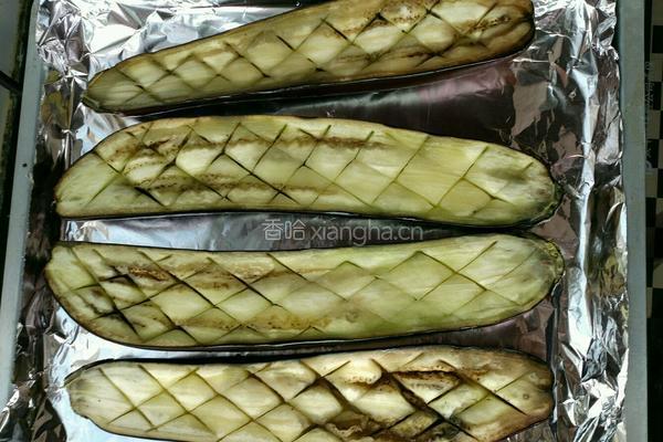 蒜香烤茄子的做法图解7