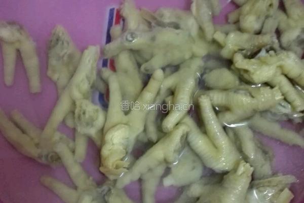 凉拌鸡脚的做法图解4