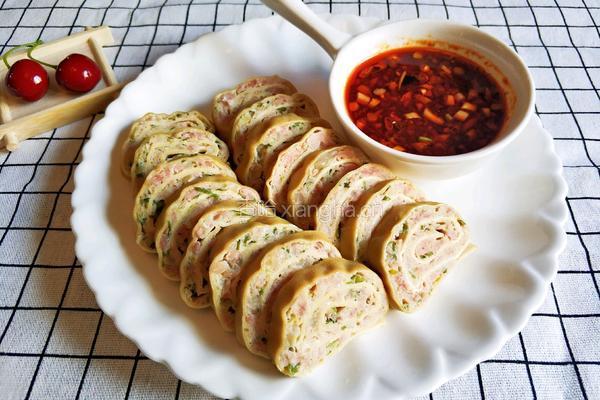 豆腐皮蒸肉卷的做法图解1