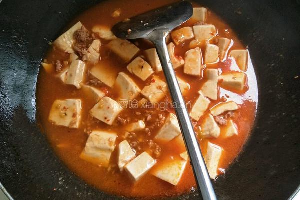 麻婆豆腐的做法图解11