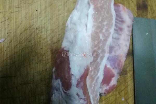 五花叉烧的做法图解1