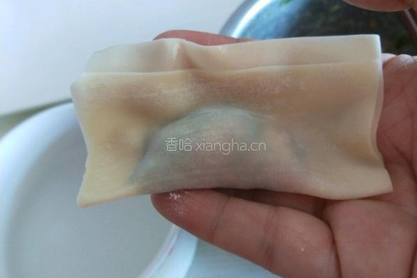 荠菜猪肉馄饨的做法图解9