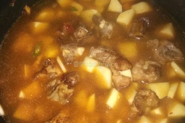 土豆炖排骨的做法图解10