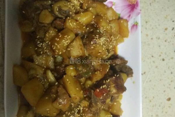 土豆炖排骨的做法图解11