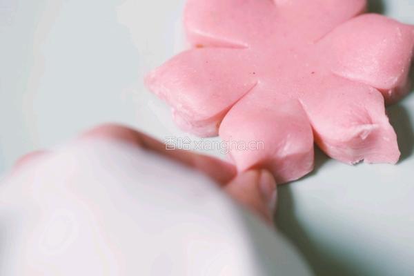 桃花酥‖ 桃花都开了 怎能不尝一口粉嫩春光的做法图解8