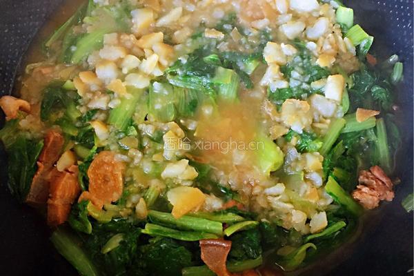 腌猪肉烩小白菜的做法图解13