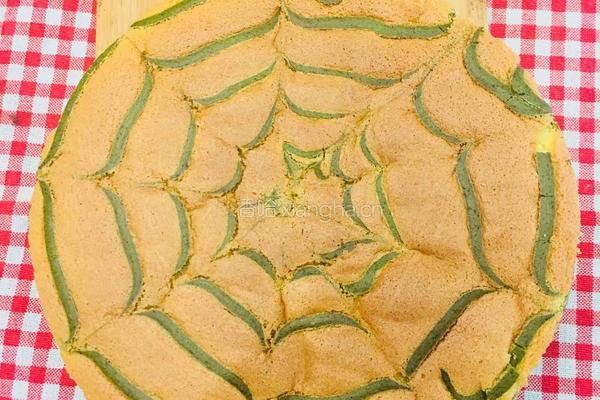 抹茶拉花戚风蛋糕的做法图解22