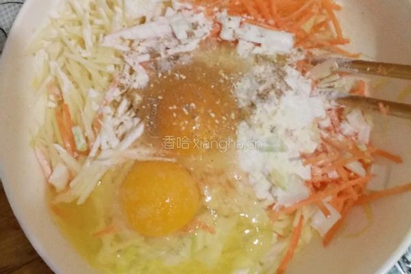 土豆丝饼的做法图解4