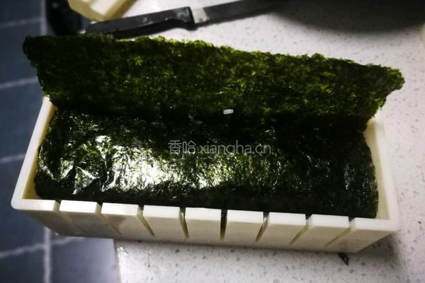 香肠豌豆海苔饭卷的做法图解11