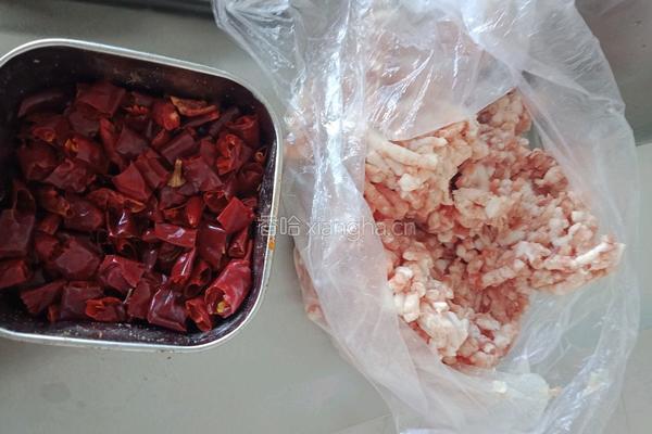 肉末豆丁的做法图解2