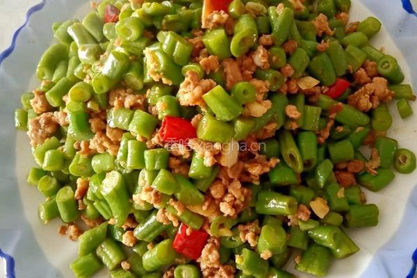 肉末豆丁的做法图解7
