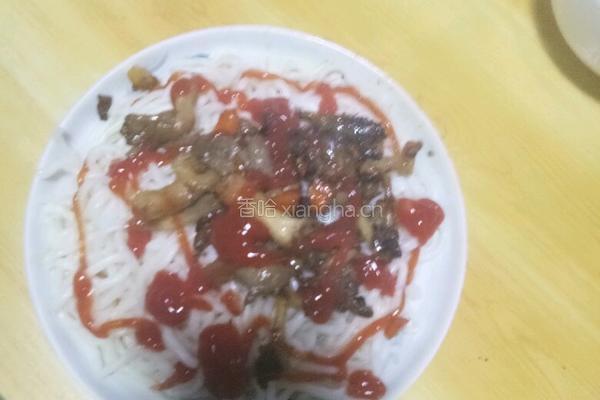 小香菇番茄酱面的做法图解6