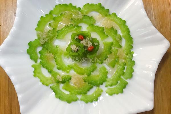 蜜酱苦瓜的做法图解4