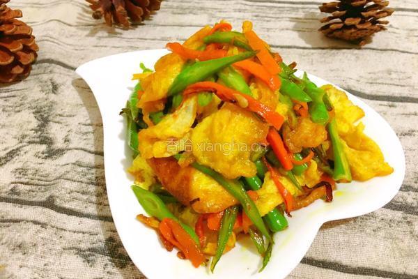 四季豆炒蛋的做法图解8