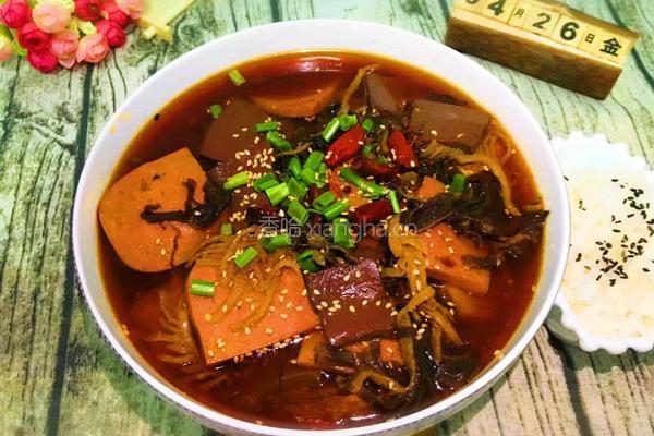 家常毛血旺的做法图解11