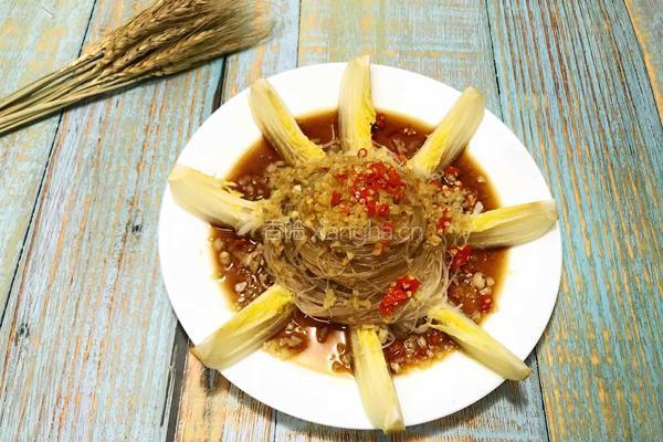 蒜蓉粉丝娃娃菜的做法图解14