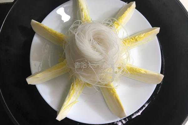 蒜蓉粉丝娃娃菜的做法图解3