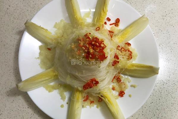 蒜蓉粉丝娃娃菜的做法图解10