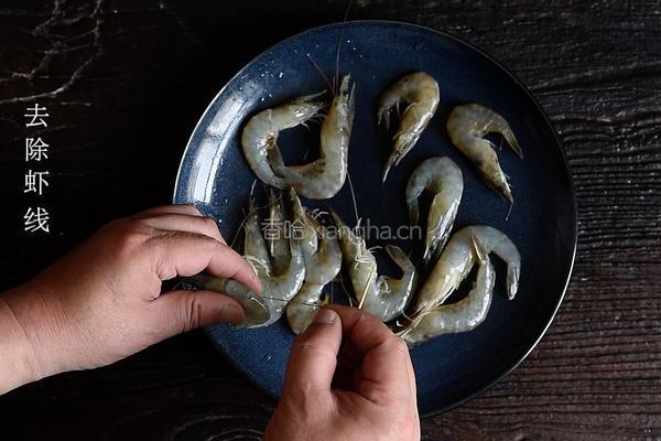 鲜虾芦笋白汁意面的做法图解5