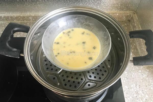 皮蛋燕麦鸡蛋羹的做法图解12