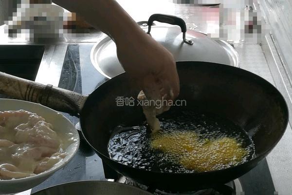 锅包肉的做法图解4