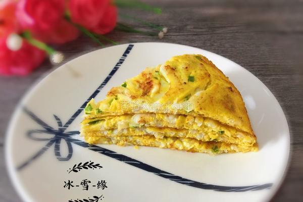 银鱼鸡蛋饼的做法图解7