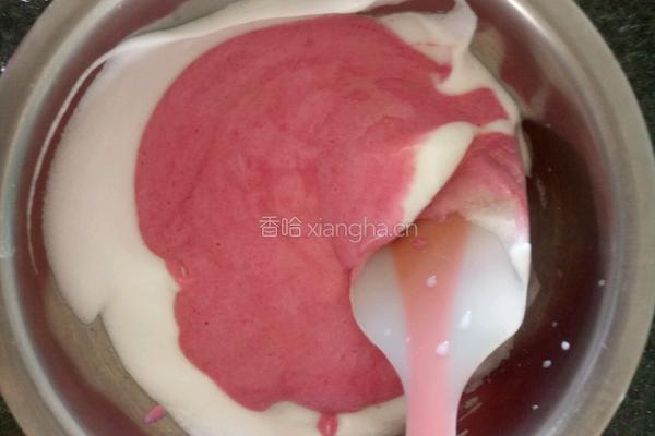 粉色蛋糕卷(平底锅版)(12个月以上的宝宝)的做法图解9
