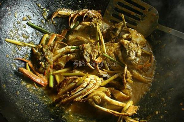 香茅咖喱焗蟹的做法图解9