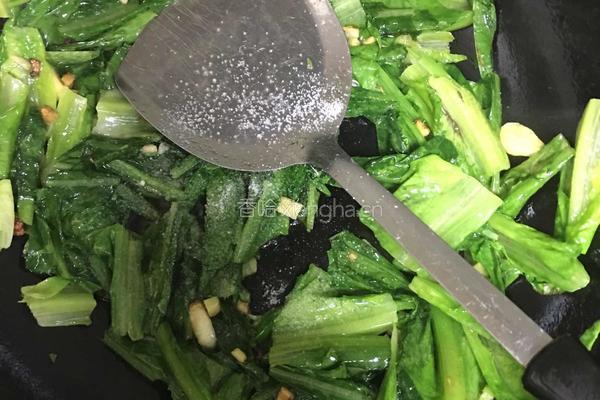 炝炒青菜的做法图解5