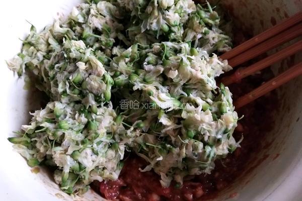 槐花饺子的做法图解6