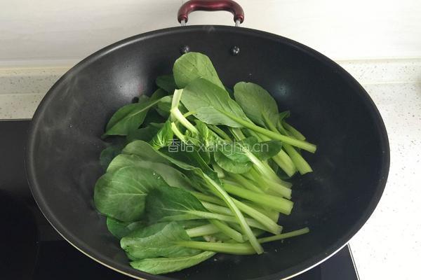 清炒油菜的做法图解5