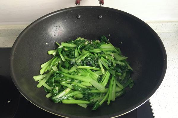清炒油菜的做法图解7