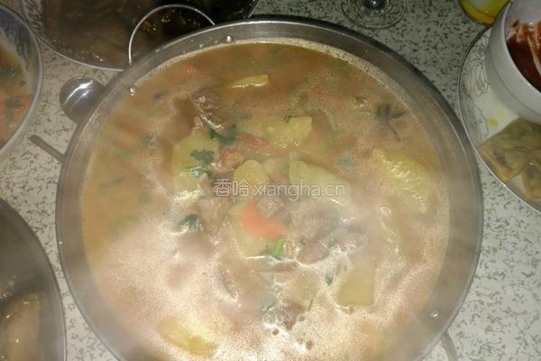 西红柿土豆牛腩汤的做法图解7