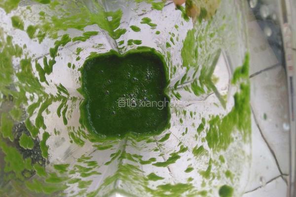菠菜面条的做法图解2