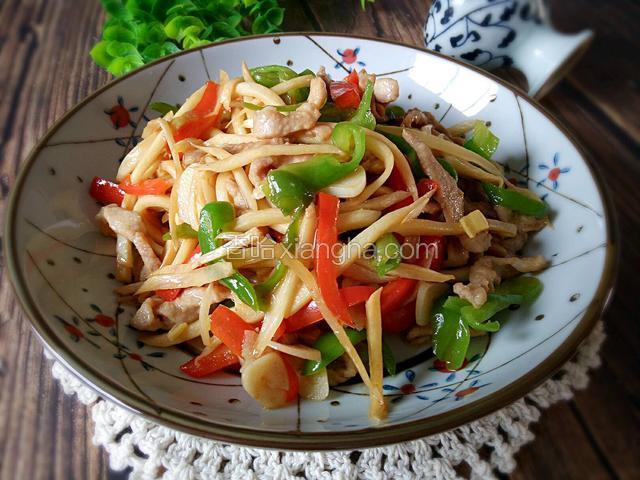 高笋肉丝