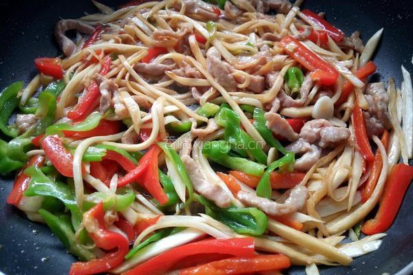 高笋肉丝的做法图解15