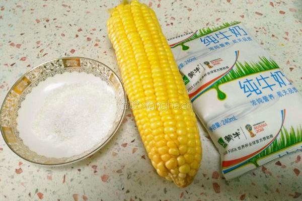 奶香玉米汁的做法图解1