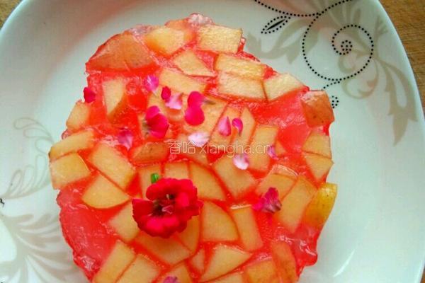 蜜桃水晶果冻的做法图解6
