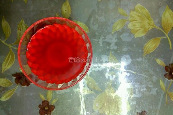 蜜桃水晶果冻的做法图解2