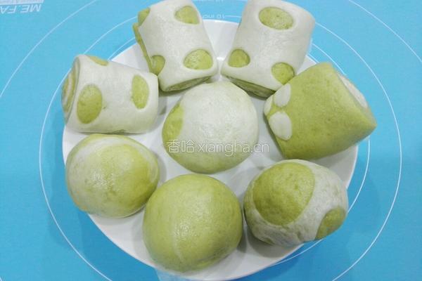 菠菜馒头的做法图解10
