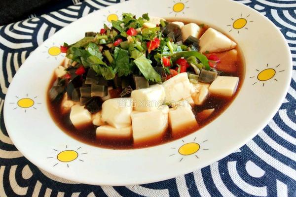 凉拌皮蛋豆腐的做法图解8