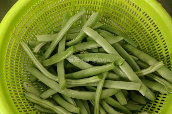 真味四季豆的做法图解1