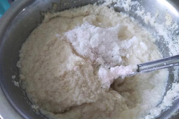 双豆沙糯米饼的做法图解1