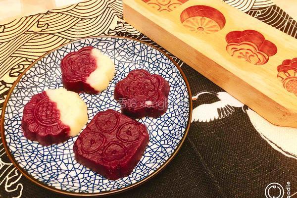 紫薯山药糯米糕的做法图解5