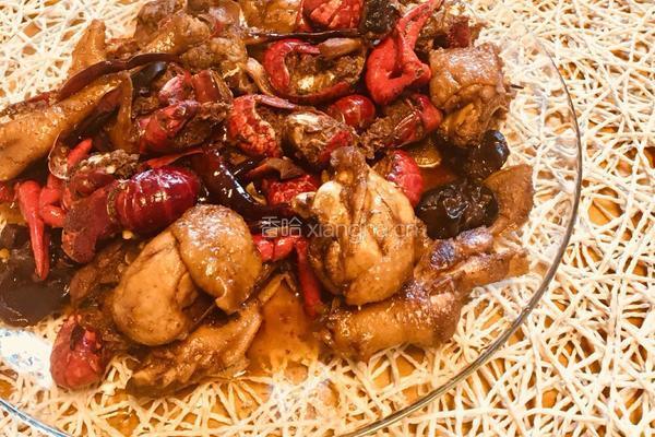 龙虾烧鸡的做法图解8