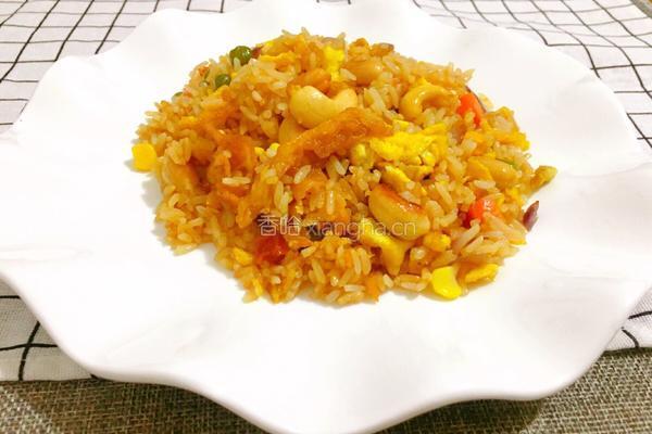 腰果蛋炒饭的做法图解14