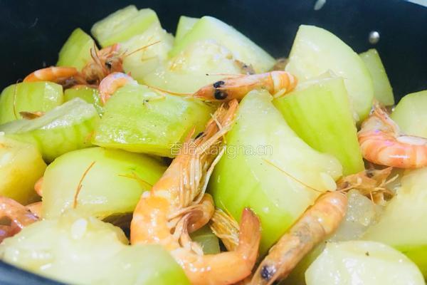 鲜味小海虾焖节瓜的做法图解15